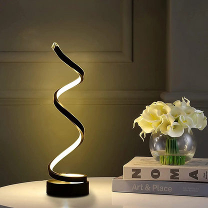 Modern Spiral Led Table Lamp