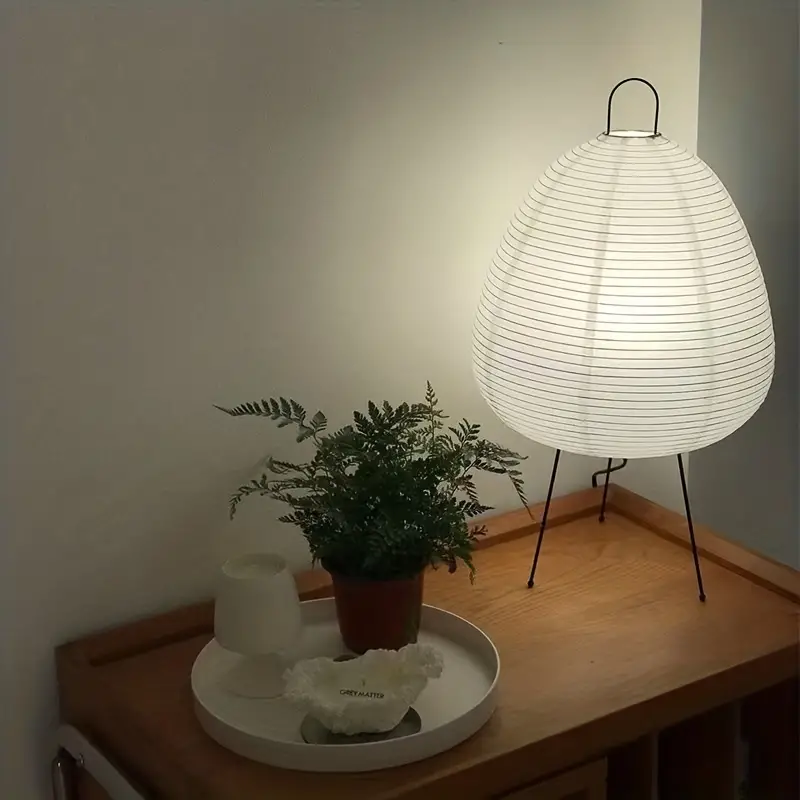 Japanese Rice Paper Table Lamp