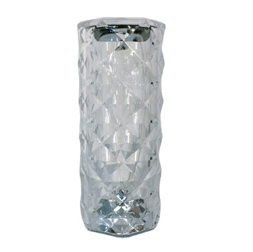 Rechargeable Acrylic Crystal Table Lamp for Bedroom and Bedside