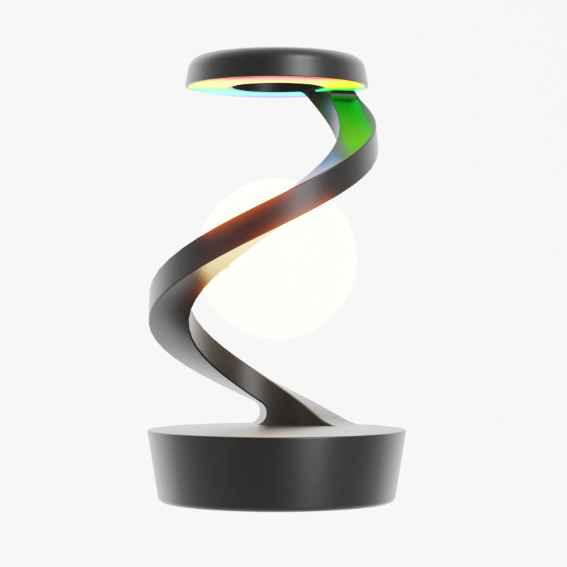 2-in-1 Rotating Moon Lamp with Wireless Charging