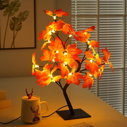 Maple Leaves Lamp