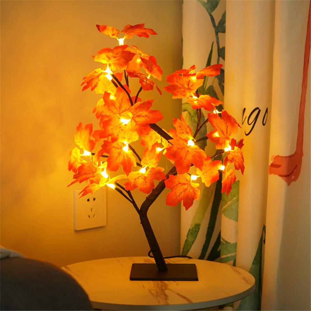 Maple Leaves Lamp