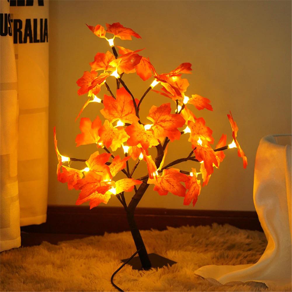 Maple Leaves Lamp