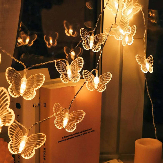 20-LED Butterfly / Dragonfly String Lights (10 ft/3m)