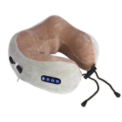 Ergonomic Heated Car Massage Pillow for Neck and Back Support