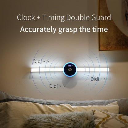 Smart Cabinet Light with Clock and Timer