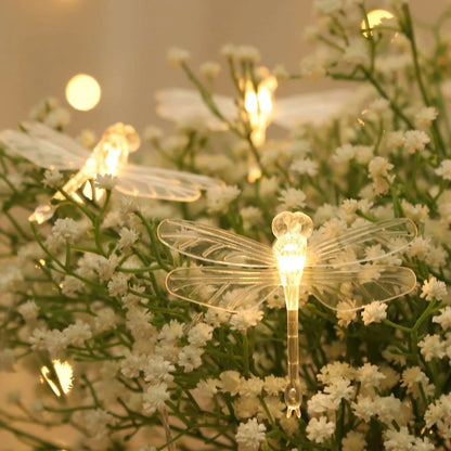 20-LED Butterfly / Dragonfly String Lights (10 ft/3m)