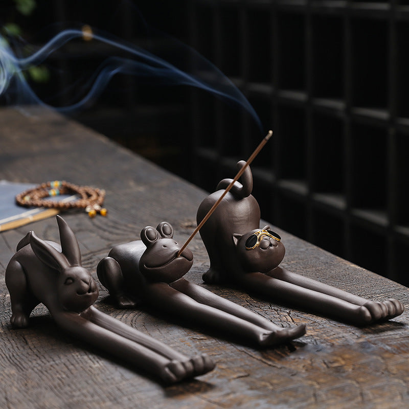 Creative Frog  Incense Burner Incense Holder