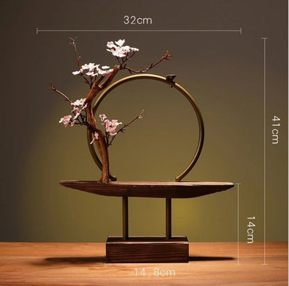 Eternal Love Waterfall Backflow Pine Incense Stick Holder