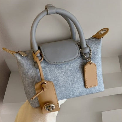 Women's Large Light Blue Handbag Crossbody