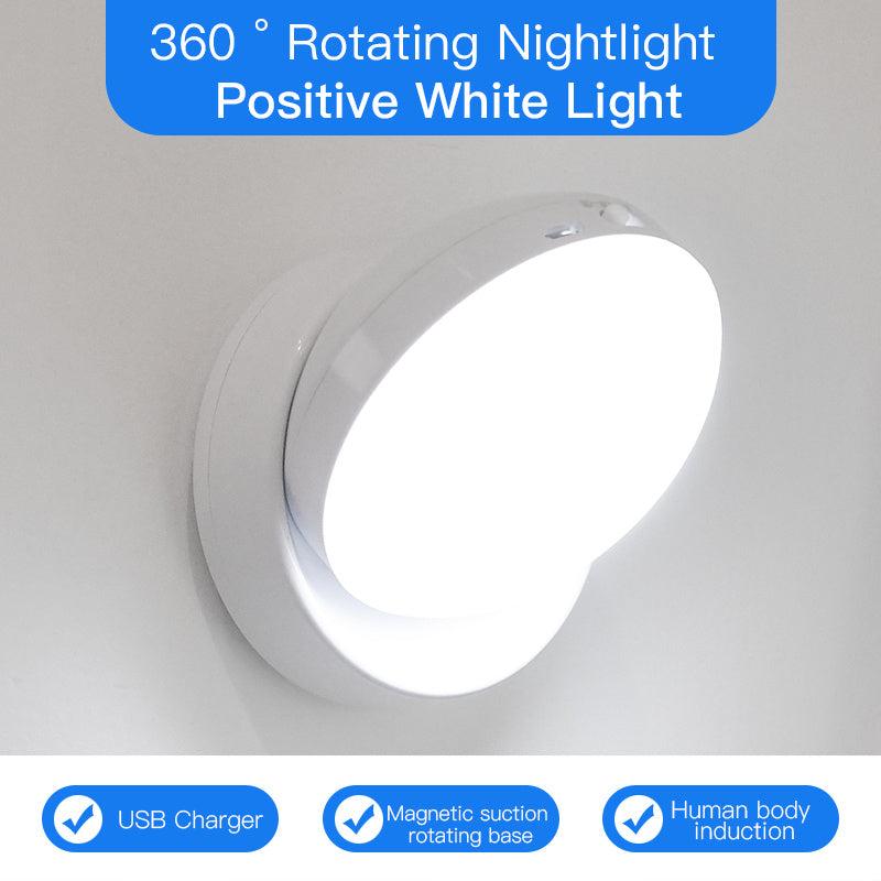 Rotating Motion Sensor Night Light for Corridor and Garage