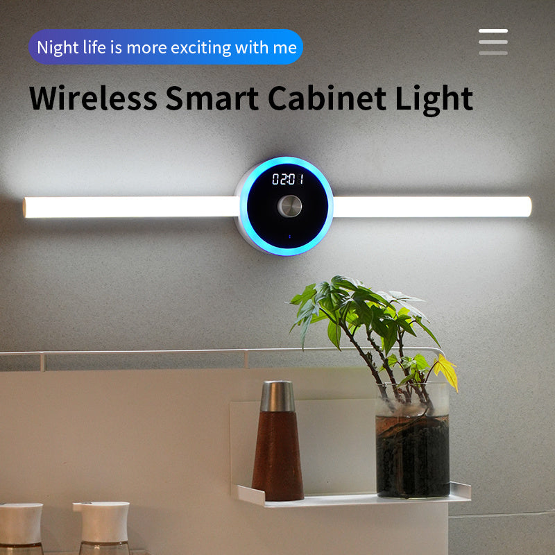 Smart Cabinet Light with Clock and Timer