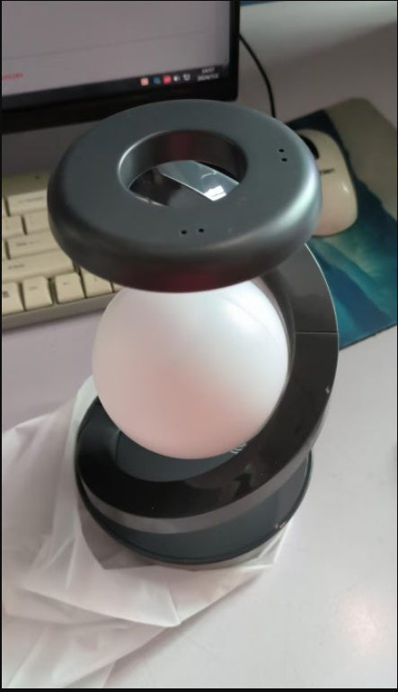 2-in-1 Rotating Moon Lamp with Wireless Charging