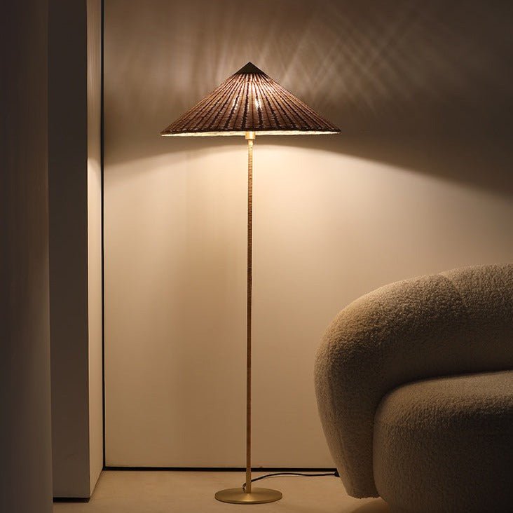 Rattan Floor Lamp