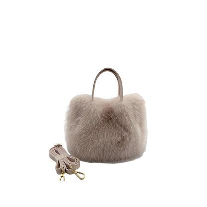 Women's Fox Fur Tote Bag