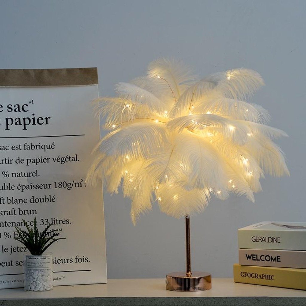 Feather Lamp