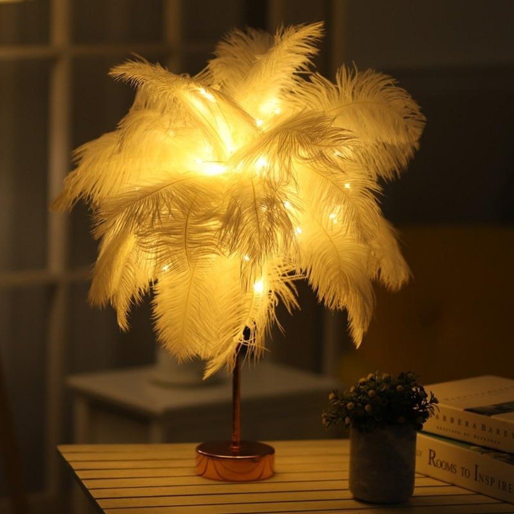 Feather Lamp