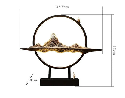 The Vast Land Incense Burner Table Lamp