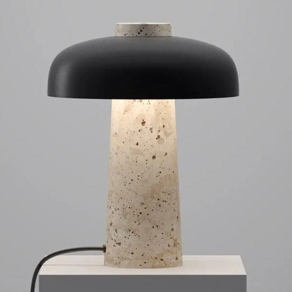 Simple style terrazzo mushroom-shaped decorative table lamp