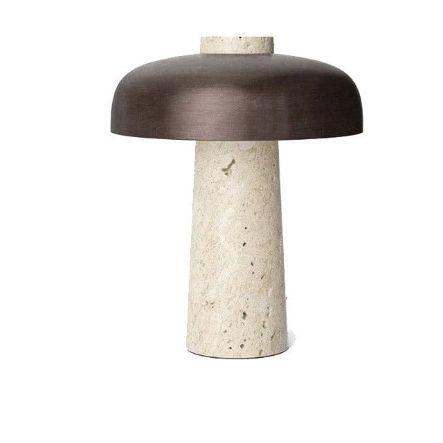 Simple style terrazzo mushroom-shaped decorative table lamp