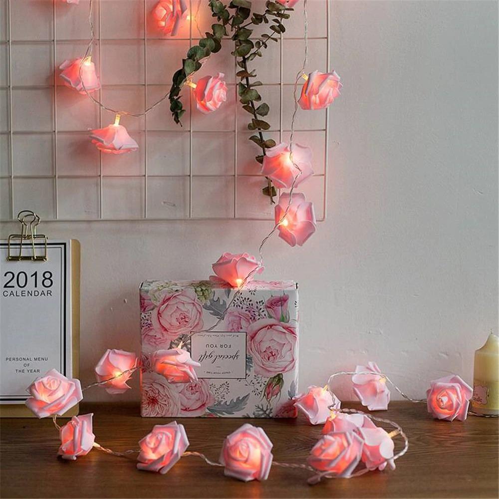 Rose Blossom String Lights