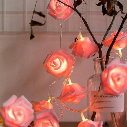 Rose Blossom String Lights