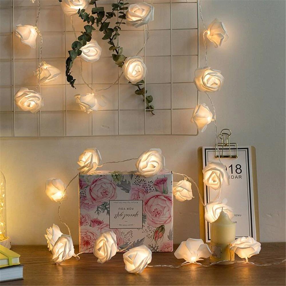 Rose Blossom String Lights