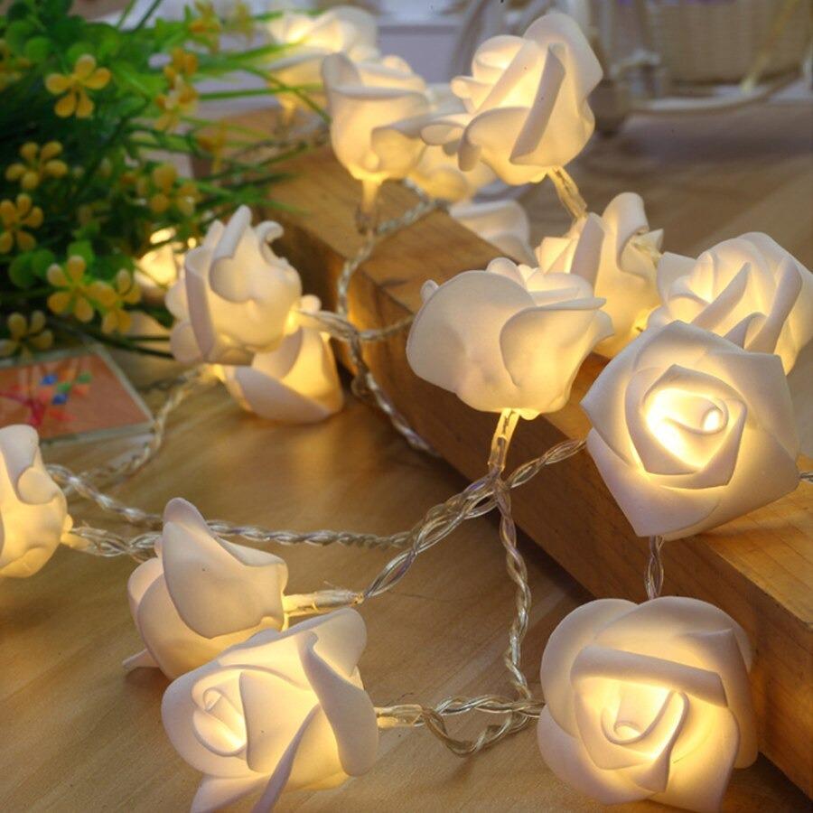 Rose Blossom String Lights