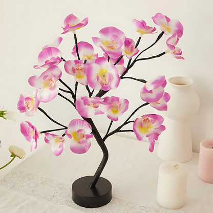 Crafted Orchid Table Lamp