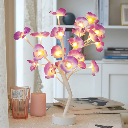 Crafted Orchid Table Lamp