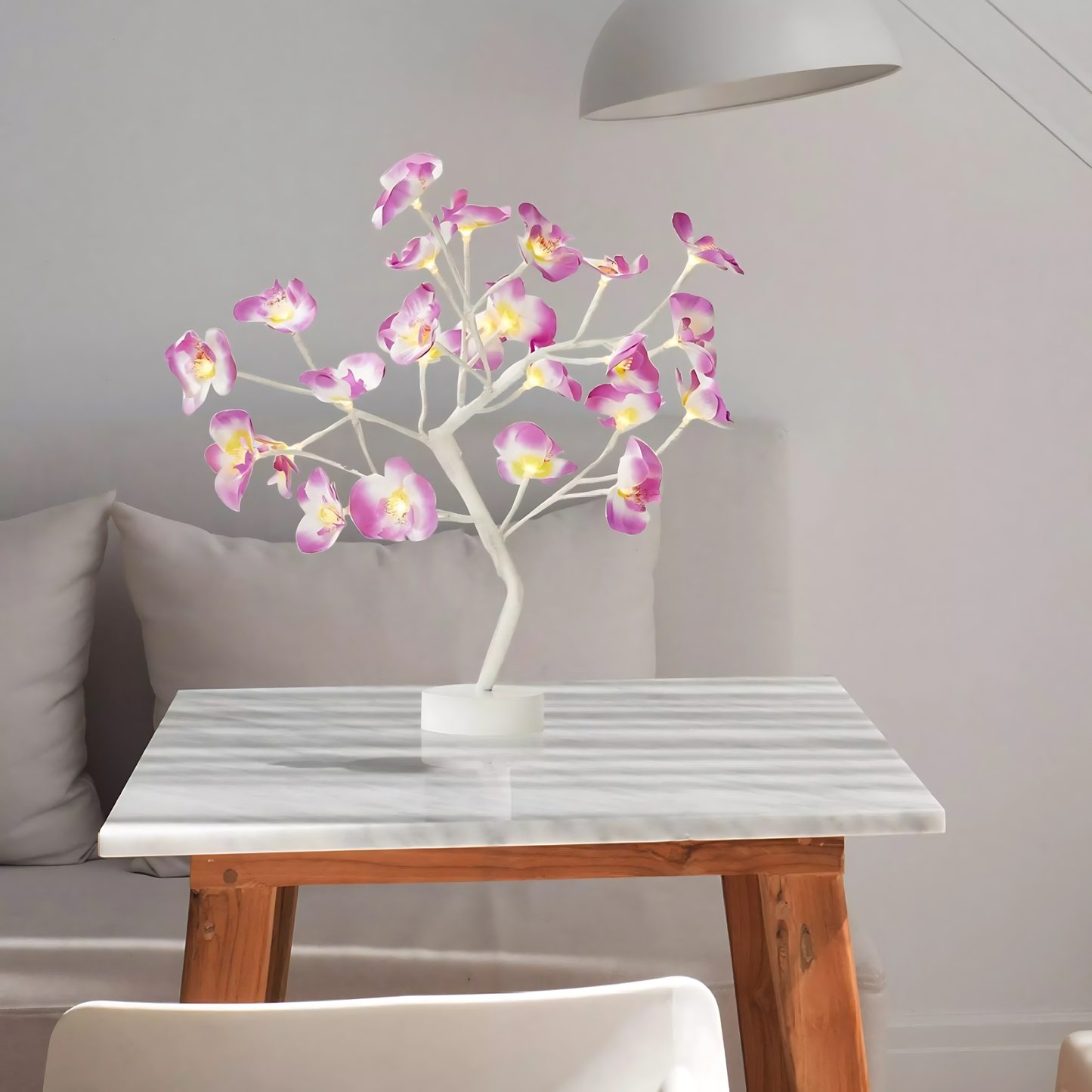 Crafted Orchid Table Lamp