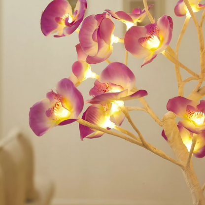 Crafted Orchid Table Lamp