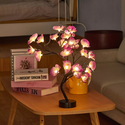 Crafted Orchid Table Lamp