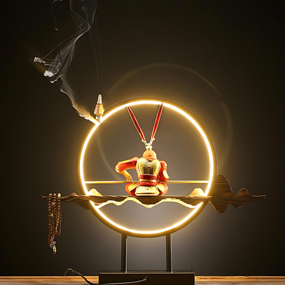 The Kodo Warrior Incense Burner Table Lamp