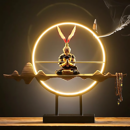 The Kodo Warrior Incense Burner Table Lamp