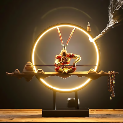 The Kodo Warrior Incense Burner Table Lamp