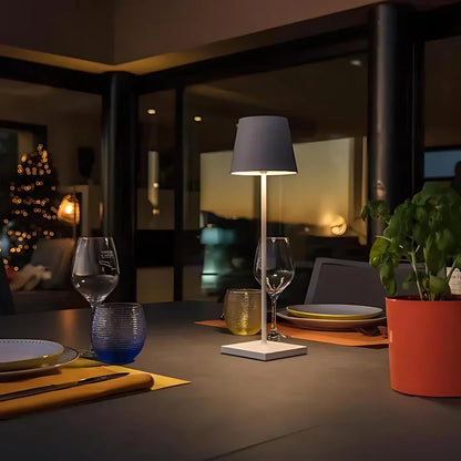 Golden Ambient Glow Wireless Table Lamp